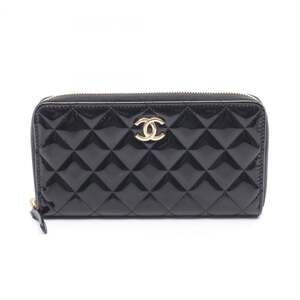 CHANEL Black Leather Wallet